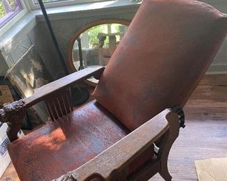 William Morris Restored Recliner in working order 29" X30"