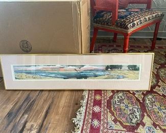 Mitzi Johnson Sunset Picture Framed 88" X 10" X 40"