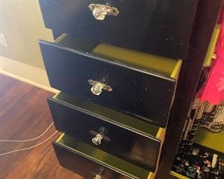 Black Armoire 63" X 37"X 61" 1/2"