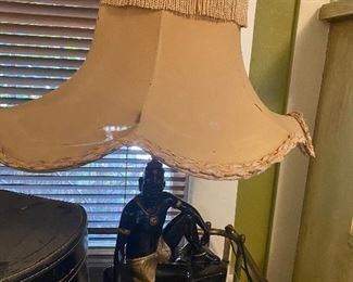Art Deco Lamp Blackamoor Nubian Prince
