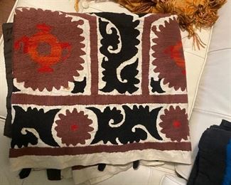 Suzani linen and Uzbekistan covers