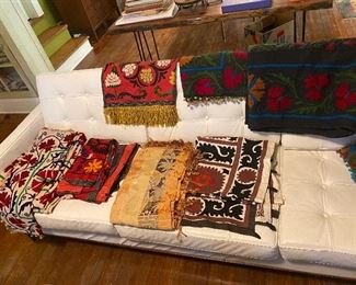 Suzani linen and Uzbekistan covers