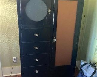 Black Armoire 63" X 37"X 61" 1/2"