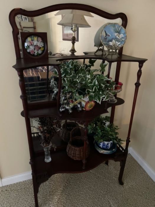 Victorian display shelf