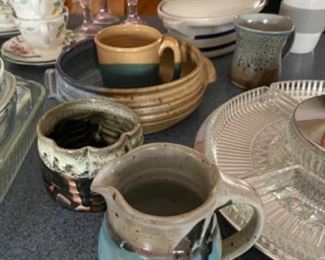 More hand thrown pottery