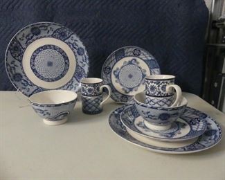 Blue Reverie by William Roberts 2 Place Settings