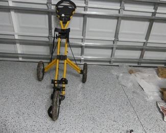 Sun Mountain Speed Cart V1 Golf Caddy Cart - Yellow 