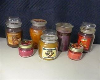 Scented Jar Candles - 7 in All