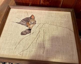 Chessie the Railroad Cat needlepoint
