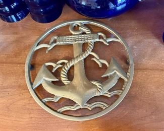 Penco brass anchor trivet