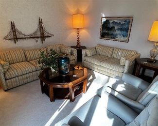 Sofas, Settees, Tables, Lamps and Chairs