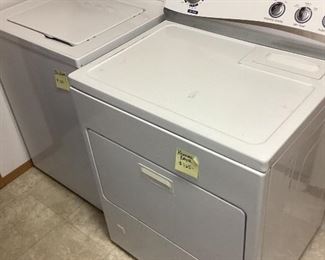 GE washer $125. Kenmore dryer $125 