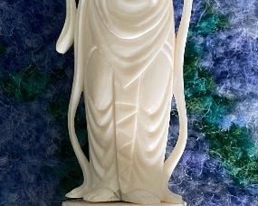 CARVED BONE ASIAN FIGURINE 