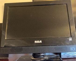 This RCA 13"flat screen LED tv has a HD tv/DVD combo on it.