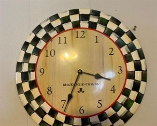 The McKenzie-Childs clock is amazing.