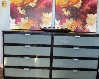 This 8 -drawer chest from Ikea would look great in a bedroom or any other room where storage is needed.