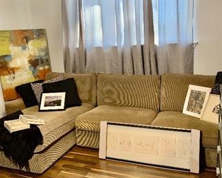 Two -piece sectional couch from Ikea is in great condition.