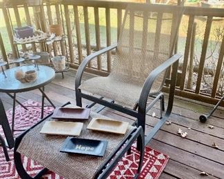 glider chair and ottoman