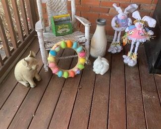 Notice the child's rocker.