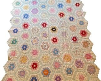 Vintage Hand Stitched Quilt