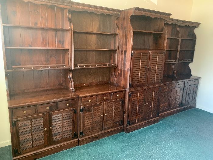 35-30 $1900 Ethan Allen Pine Wall Unit