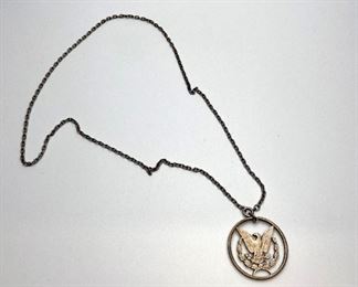  Silver Dollar Necklace