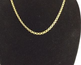 Gold Double 18K Cable Link Chain Necklace