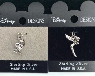 Disney Designs Silver Charms