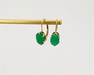 Gold 14K Emerald Earrings
