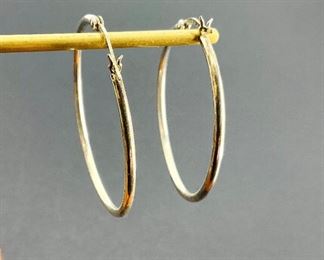 Silver Hoop Earrings