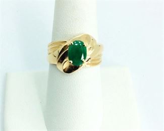 Gold 14K Emerald Ring