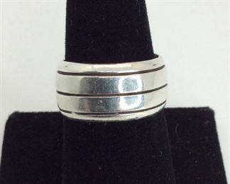  Silver Band Ring