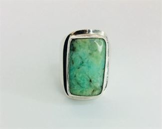 • Sterling Turquoise Ring