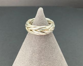 Silver Braided Band
