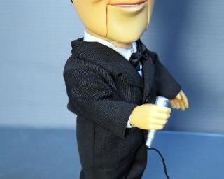 Esco Entertainment Statue Company Sammy Davis Jr. Statue, 16.5" Tall, And Battery Operated Dean Martin Doll, Powers On