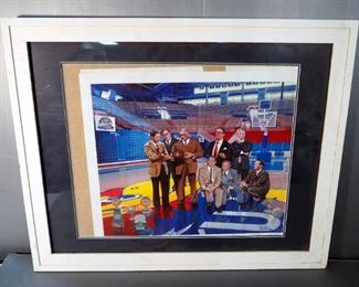 Susan Sinclair 2005 "Coaching Legends" Kansas Jayhawk Signed & Numbered Framed Print, 364/4000, 25.5" x 31.5"
