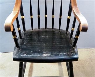 Nichols & Stone Harvard Scholar Arm Chair, 33.5" x 22.25" x 19.5"