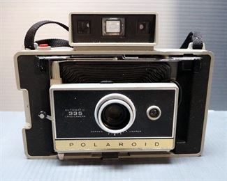 Antique Brownie #116 Camera, Vintage 35 Millimeter Cameras, Qty 3, & Polaroid 335 Land Camera