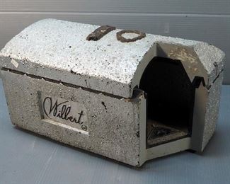 Wilbert Salesman Sample Burial Crypt Vault, 9.5" x 18" x 8.5"