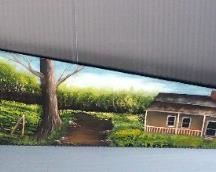 Hand Painted 30" Hand Saw, Signed Eann