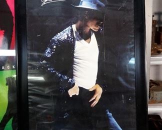Michael Jackson Framed Posters, Qty 2, 40.5" x 28.5"