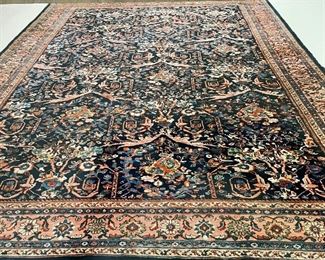 Antique Sultanabad rug. C. 1890. 12' W x 18' L. Arak district. Northwest Persia. Spectacular ! Very good condition