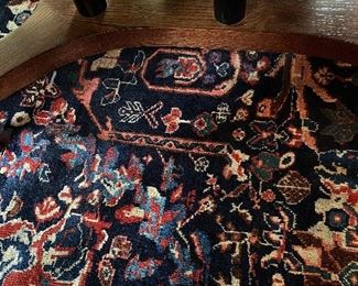 Base of dining table. Sultanabad rug. c. 1890. It is "Heart Stopping" Beautiful !!!