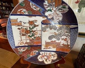 Imari Charge , 18" diameter. Late 19th c.