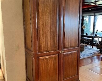 Custom Made Mahogany Cabinet.