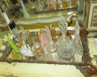 Vanity Set and Vintage Perfumes
