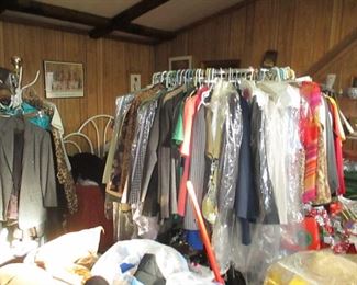 Tons and Tons of Vintage His & Hers Clothing, Shoes & Handbags 