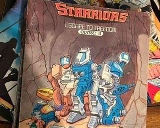 1984 Starriors Book Escape to freedom Odyssey II 