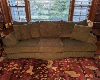 Large Sofa with Ottoman