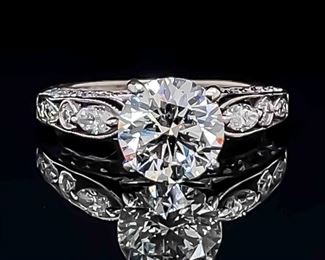 Stunning! 2.96ctw Diamond VS Clarity/E Color Engagement Ring in 14k White Gold; $22,500 Retail
